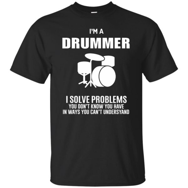 I'm A Drummer - black