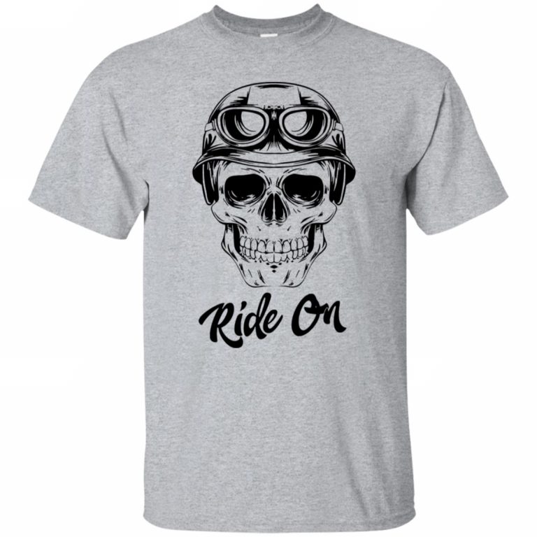 Skull Biker T Shirts - 10% Off - FavorMerch