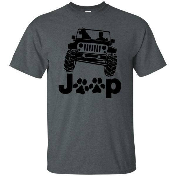 Jeep Dog Canine B K 9 t shirt - dark heather