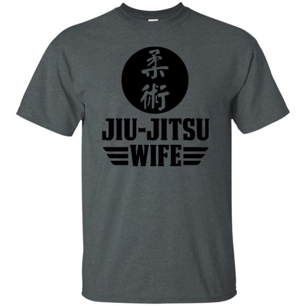 Jiu Jitsu Wife t shirt - dark heather