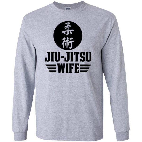 Jiu Jitsu Wife long sleeve - sport grey