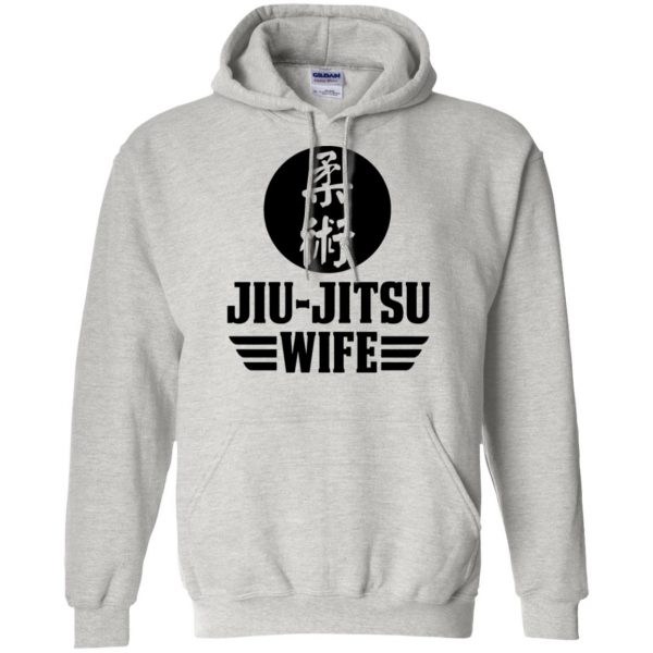 Jiu Jitsu Wife hoodie - ash