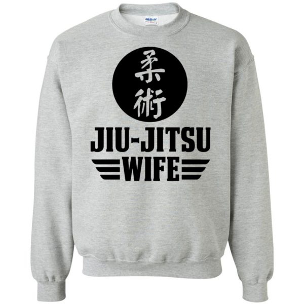 Jiu Jitsu Wife sweatshirt - sport grey