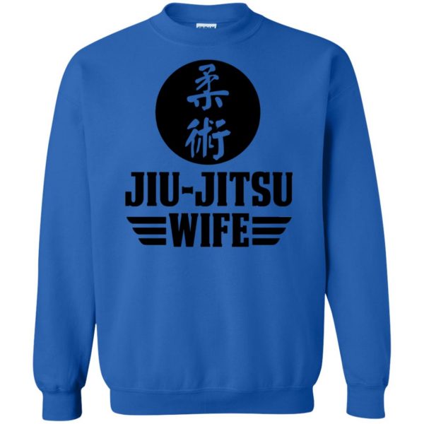 Jiu Jitsu Wife sweatshirt - royal blue
