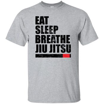Eat Sleep Breathe Jiu Jitsu - sport grey