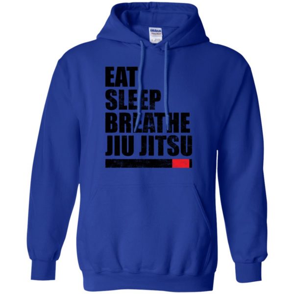 Eat Sleep Breathe Jiu Jitsu hoodie - royal blue