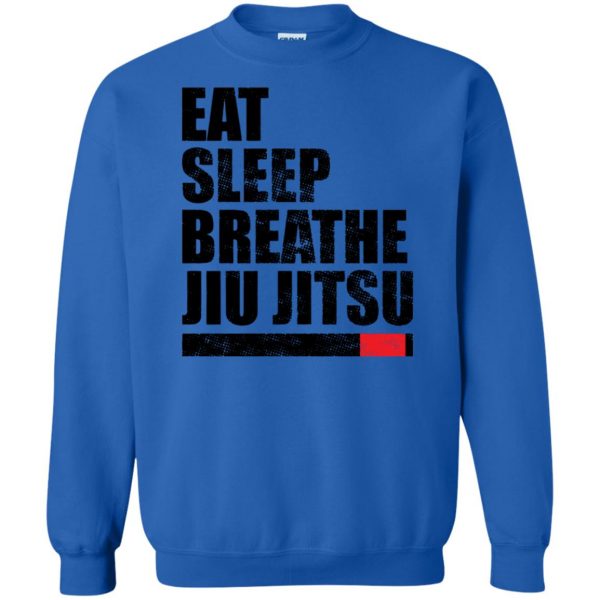 Eat Sleep Breathe Jiu Jitsu sweatshirt - royal blue