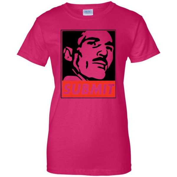 helio gracie t shirt womens t shirt - lady t shirt - pink heliconia