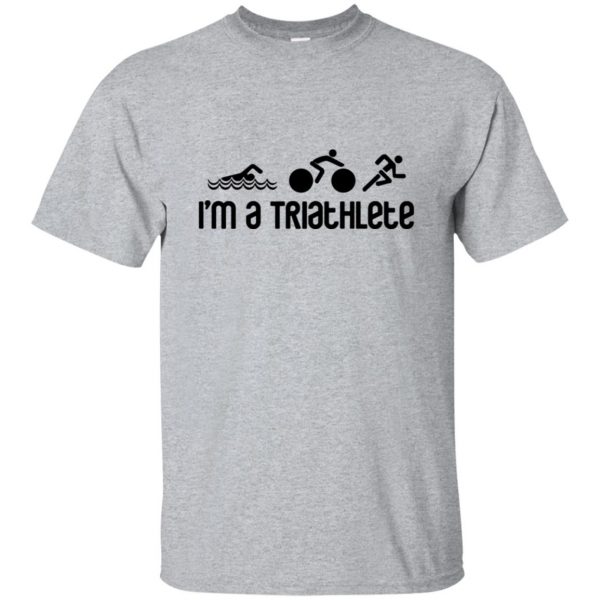 I'm a Triathlete - sport grey
