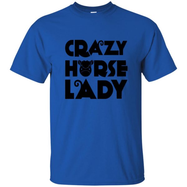 crazy horse t shirt t shirt - royal blue