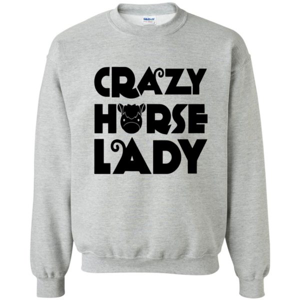 crazy horse t shirt sweatshirt - sport grey