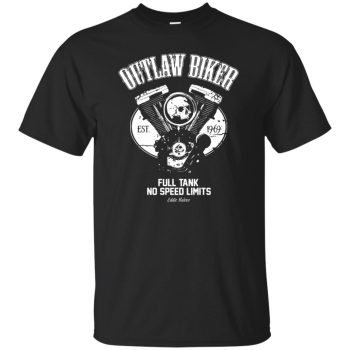 outlaw biker - black