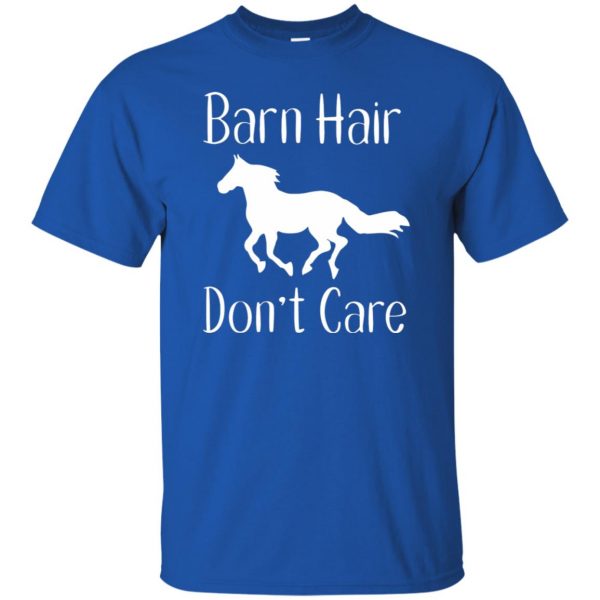 Barn Hair Don't Care t shirt - royal blue