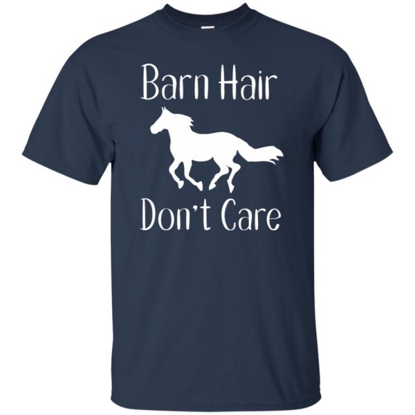 Barn Hair Don't Care t shirt - navy blue