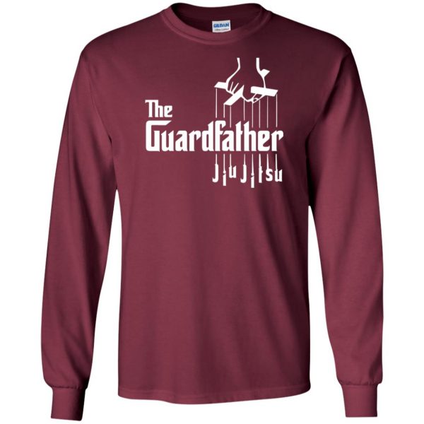 The Guardfather - Jiu Jitsu long sleeve - maroon