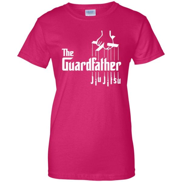 The Guardfather - Jiu Jitsu womens t shirt - lady t shirt - pink heliconia