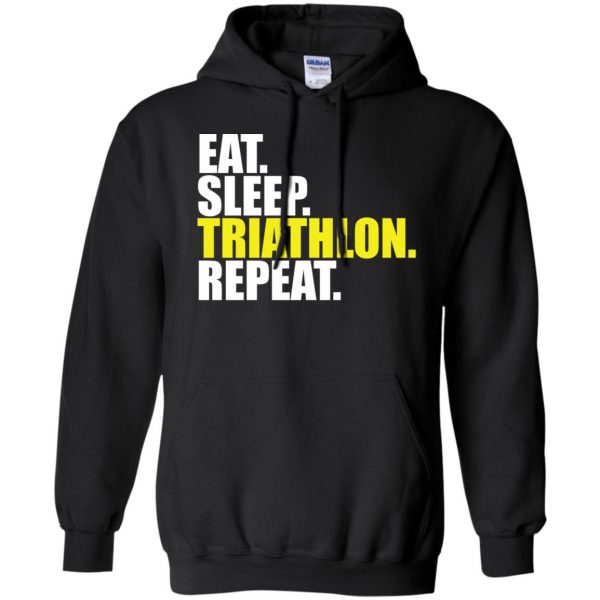 Eat Sleep Triathlon Repeat hoodie - black