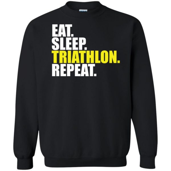 Eat Sleep Triathlon Repeat sweatshirt - black