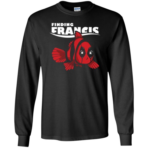 finding francis shirt long sleeve - black