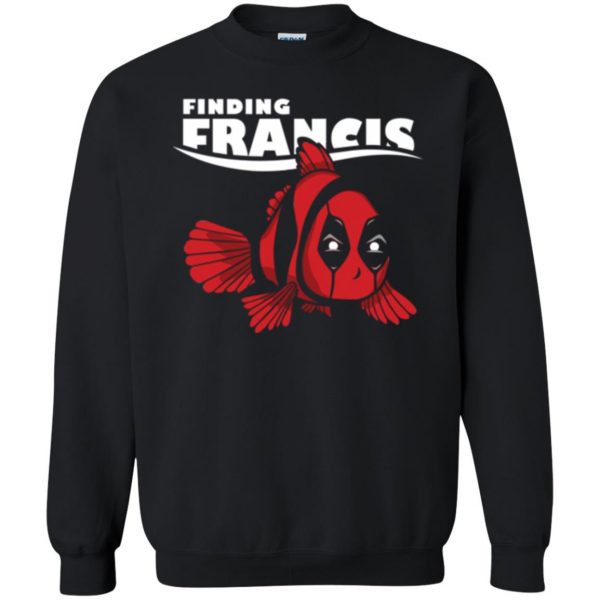finding francis shirt sweatshirt - black