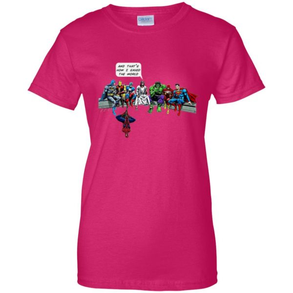 jesus superhero shirt womens t shirt - lady t shirt - pink heliconia