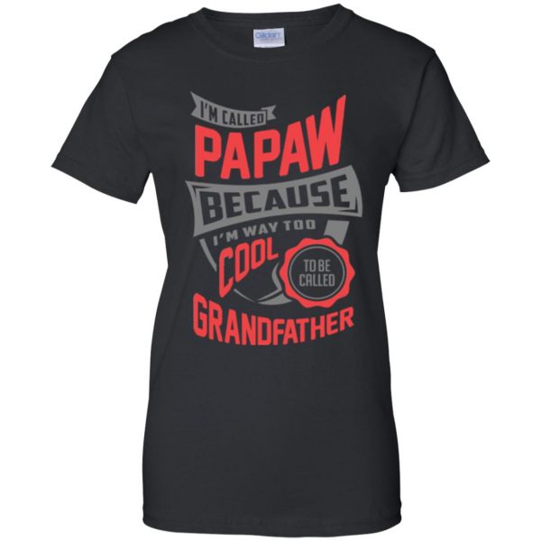 papaw shirt womens t shirt - lady t shirt - black