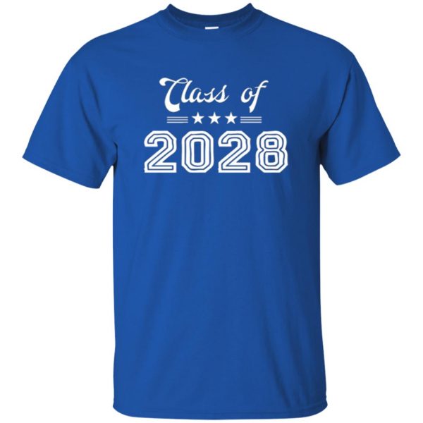 class of 2028 shirt t shirt - royal blue