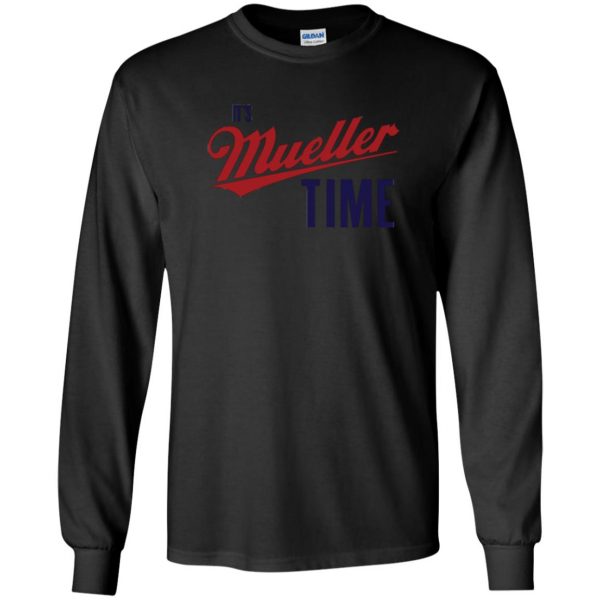 mueller time t shirt long sleeve - black