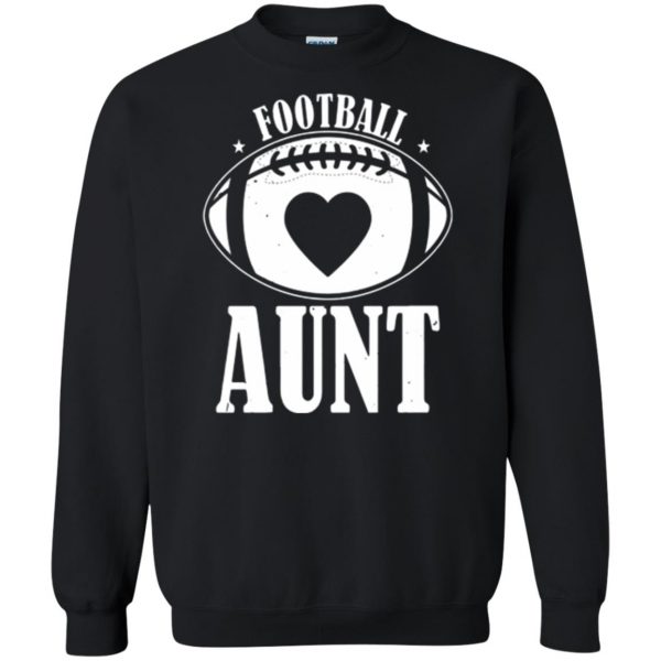 football aunt shirts sweatshirt - black