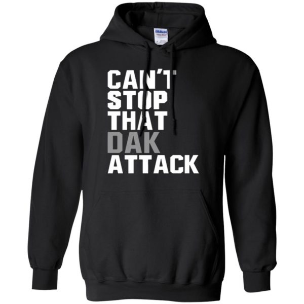 dak attack shirt hoodie - black