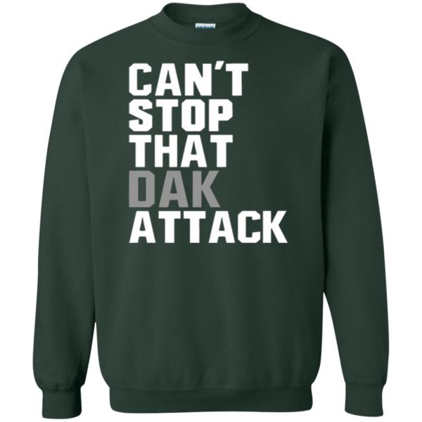 dak attack shirt sweatshirt - forest green