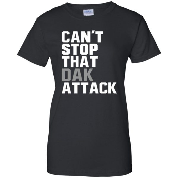 dak attack shirt womens t shirt - lady t shirt - black