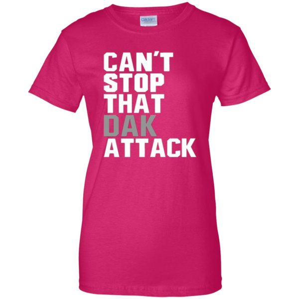 dak attack shirt womens t shirt - lady t shirt - pink heliconia