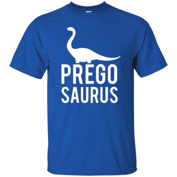 pregosaurus shirt t shirt - royal blue
