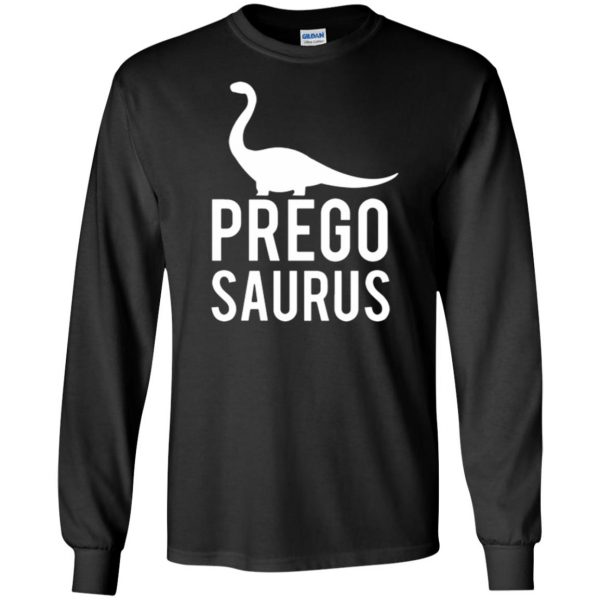 pregosaurus shirt long sleeve - black