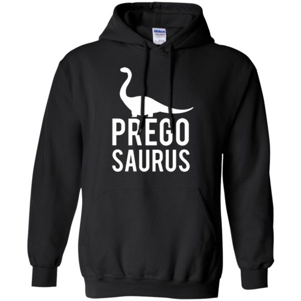 pregosaurus shirt hoodie - black
