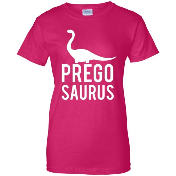 pregosaurus shirt womens t shirt - lady t shirt - pink heliconia