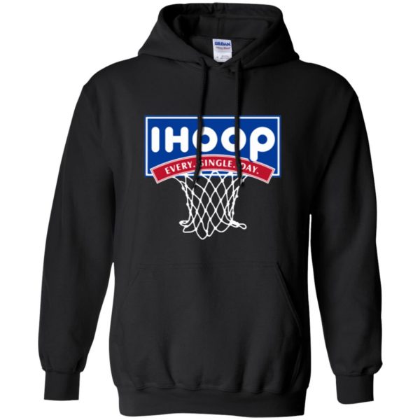 ihoop shirt hoodie - black