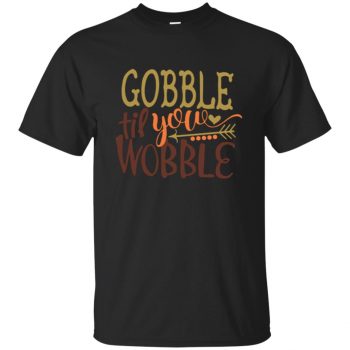 gobble till you wobble - black