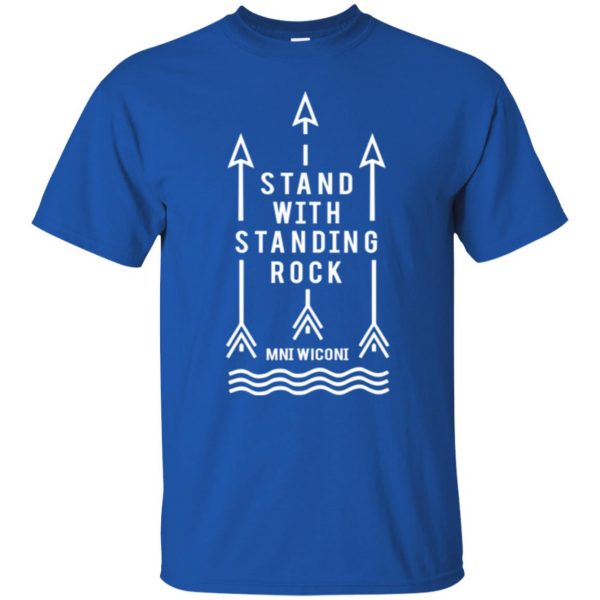 mni wiconi shirt t shirt - royal blue