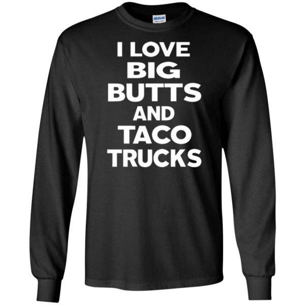 funny trucker shirts long sleeve - black