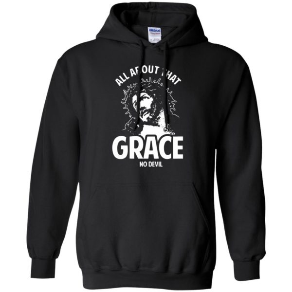 all about that grace tshirt hoodie - black