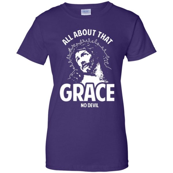 all about that grace tshirt womens t shirt - lady t shirt - purple