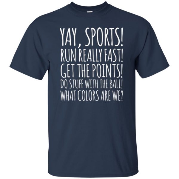 yay sports tshirt t shirt - navy blue