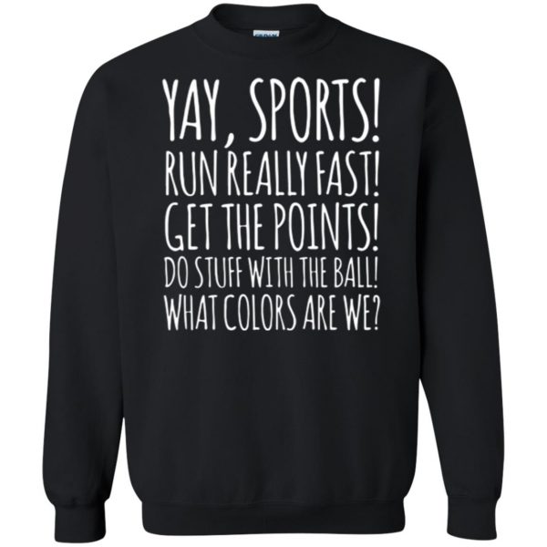 yay sports tshirt sweatshirt - black