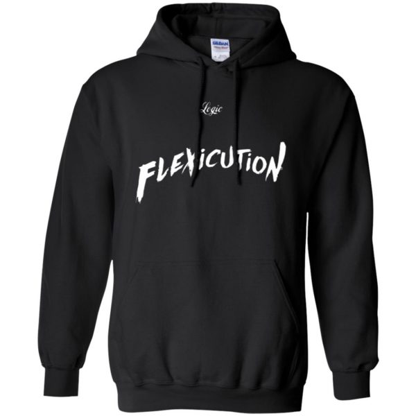 flexicution logic shirt hoodie - black