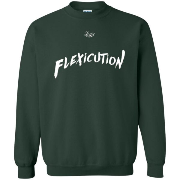 flexicution logic shirt sweatshirt - forest green