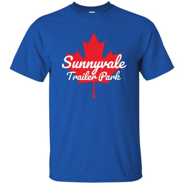 sunnyvale trailer park shirt t shirt - royal blue