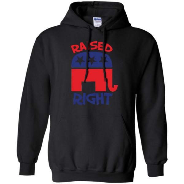 raised right republican shirt hoodie - black