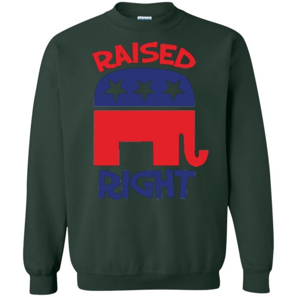 raised right republican shirt sweatshirt - forest green